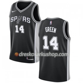 Muški NBA Dres San Antonio Spurs Danny Green 14 Nike 2017-18 Crna Swingman
